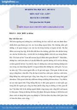 Đề thi học kì 2 Văn 7 Cánh diều - Đề số 11